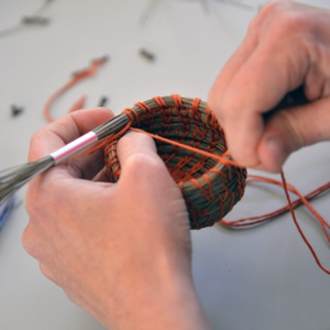 Coiling a Pine Needle Basket